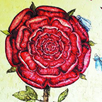 Rose Cross Mural