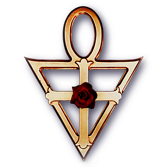 Golden Rose Cross