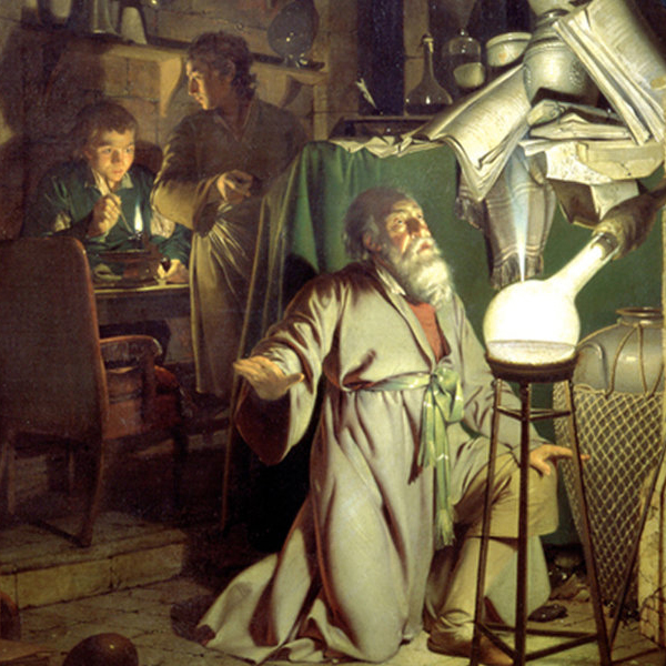 The Alchemist Discovering Phosphorus - Joseph Wright