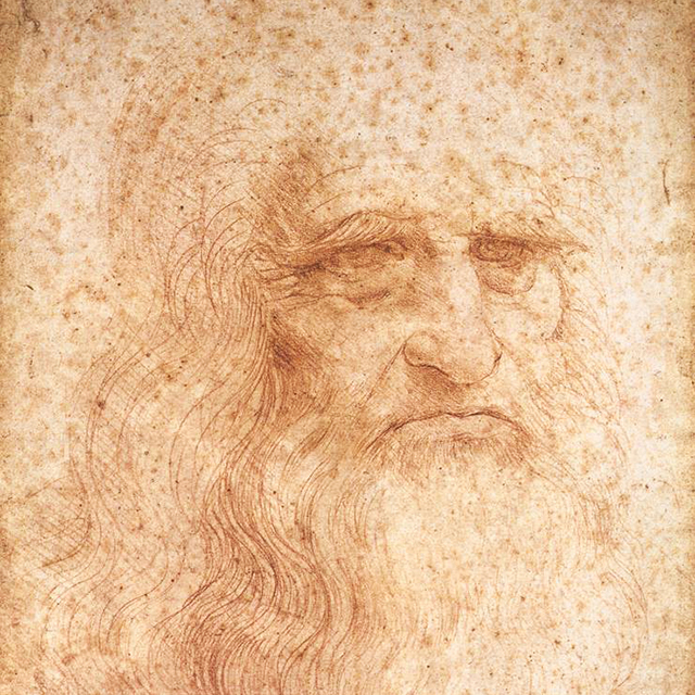 Presumed self-portrait of Leonardo da Vinci