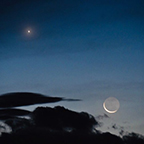 Venus and the Moon