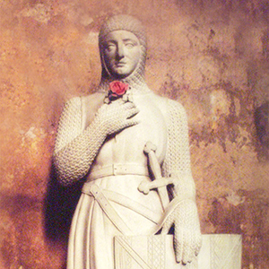 Knight with rose
