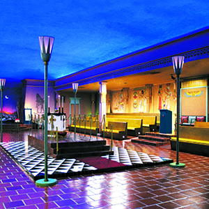 Grand temple interior