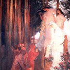 The Appearance of Clemence Isaure to the Troubadours