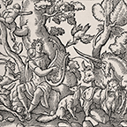 Virgil Solis, Orpheus with Lyre and Animals